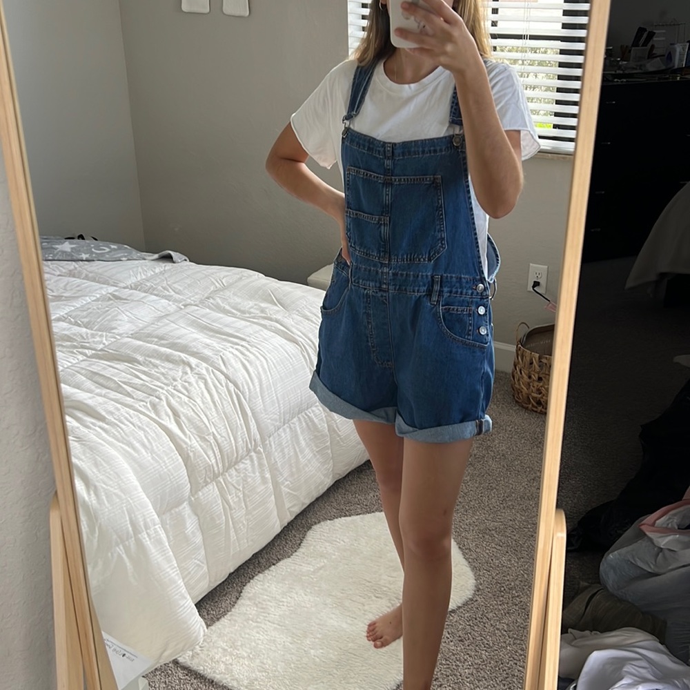 Vintage Shortall Denim Overall